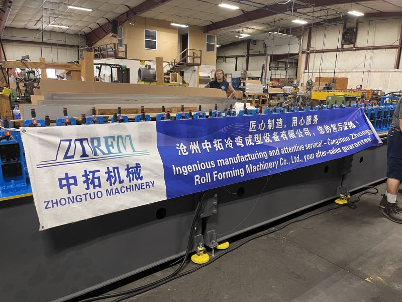 從滄州到美國跨越重洋顯實力：中拓龍骨機美國調(diào)試成功，客戶贊其穩(wěn)定，專業(yè)服務(wù)與過硬品質(zhì)贏贊譽